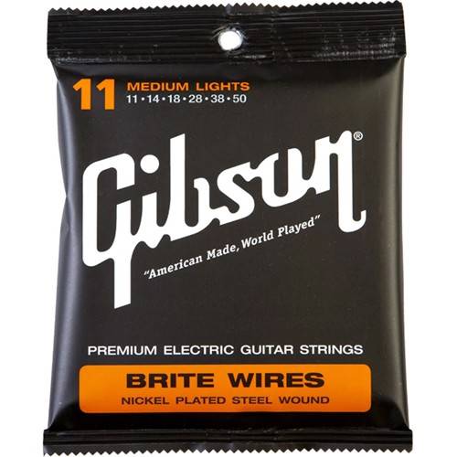 Gibson Brite Wires Nickel Plated Steel Electric Strings