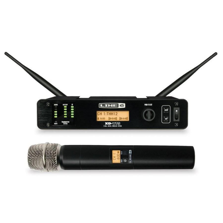 Line 6 XD - V75 Digital Wireless 14 - Channel Handheld Mic System by Yamaha