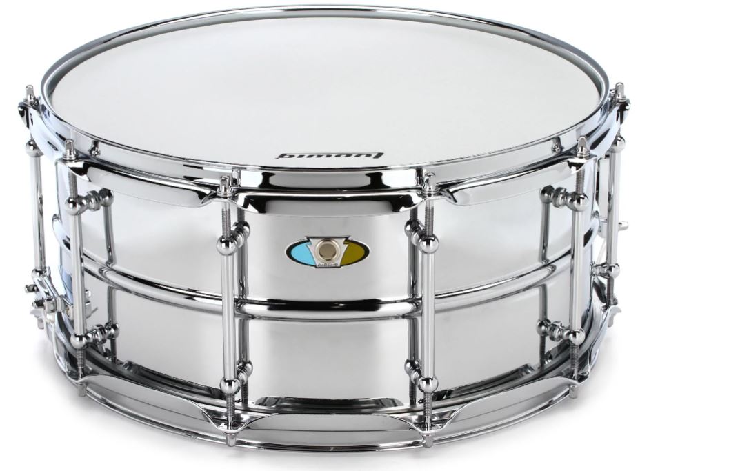 Ludwig Supralite Steel 14x6.5" Snare Drum