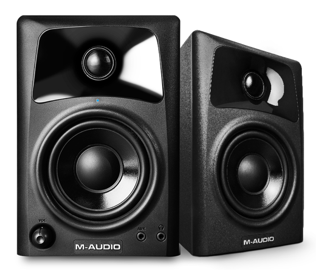 M - Audio AV32 Compact Desktop Speakers for Professional Media Creation by inMusic