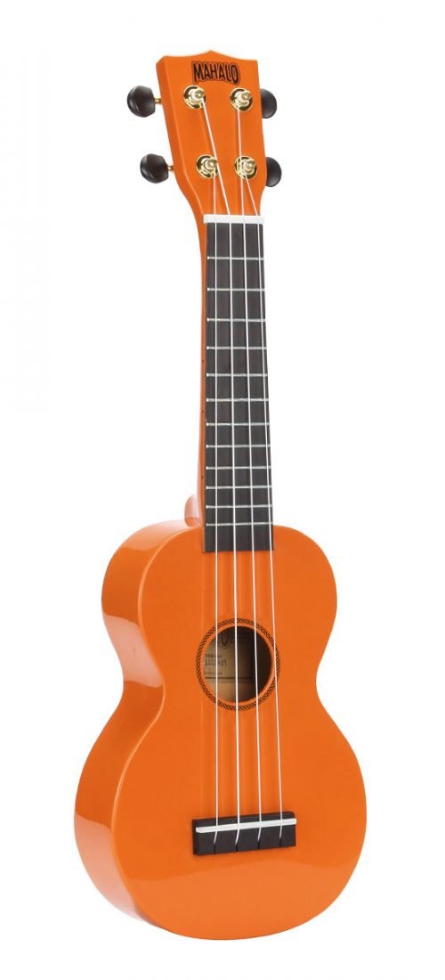 Mahalo Ukuleles Rainbow "R" Series Soprano Ukulele by Coast Music