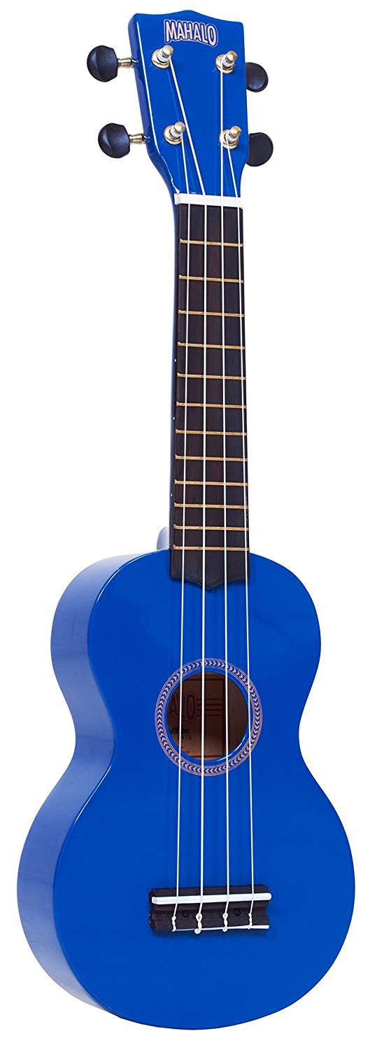 Mahalo Ukuleles Rainbow "R" Series Soprano Ukulele by Coast Music