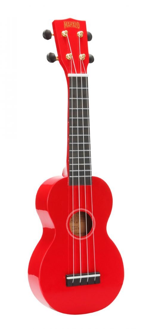 Mahalo Ukuleles Rainbow "R" Series Soprano Ukulele by Coast Music