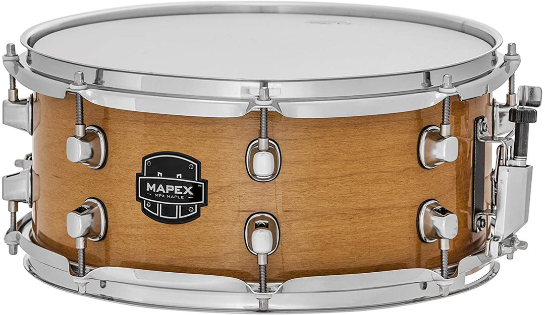 Mapex MPX Maple Snare Drum, Gloss Natural by Yorkville