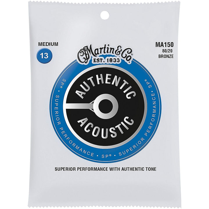 Martin Authentic Acoustic SP Guitar Strings 80/20 Bronze by Martin Guitar Co.