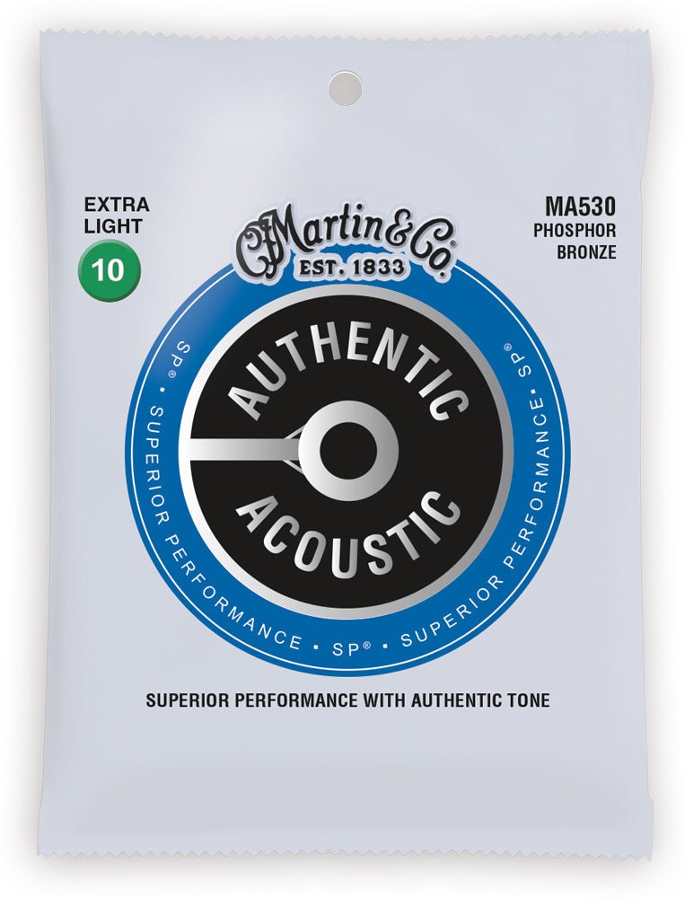 Martin Authentic Acoustic SP Guitar Strings Phosphor Bronze by Martin Guitar Co.