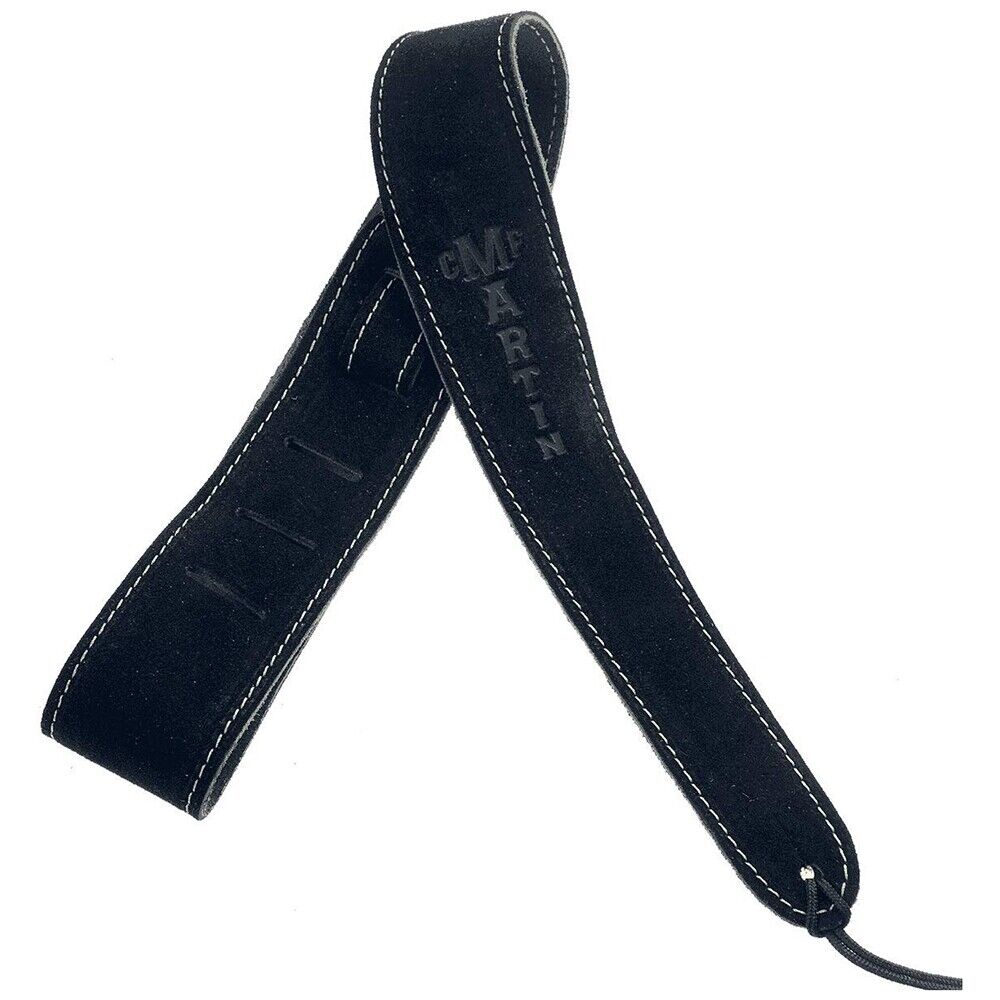 Martin & Co. Black Suede Guitar Strap by Martin Guitar Co.