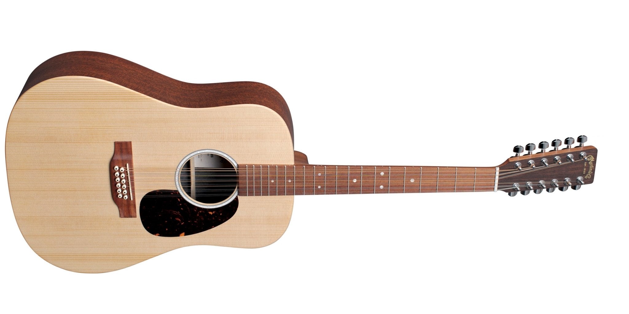 Martin Guitars D - X2E Sitka Spruce/Mahogany HPL 12 - String Acoustic - Electric w/Gig Bag by Martin Guitar Co.