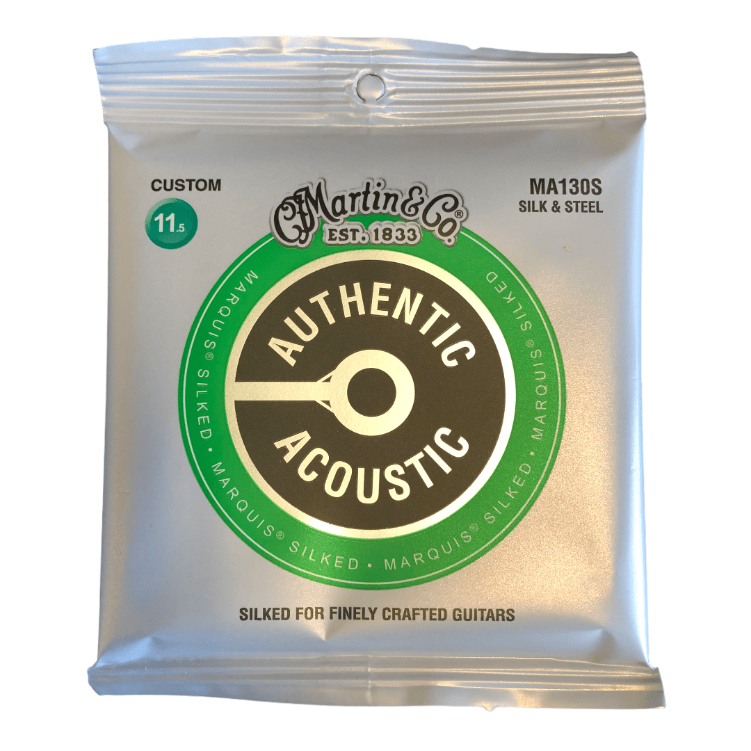 Martin MA130S Marquis Silk & Steel Custom Authentic Acoustic Guitar Strings by Martin Guitar Co.