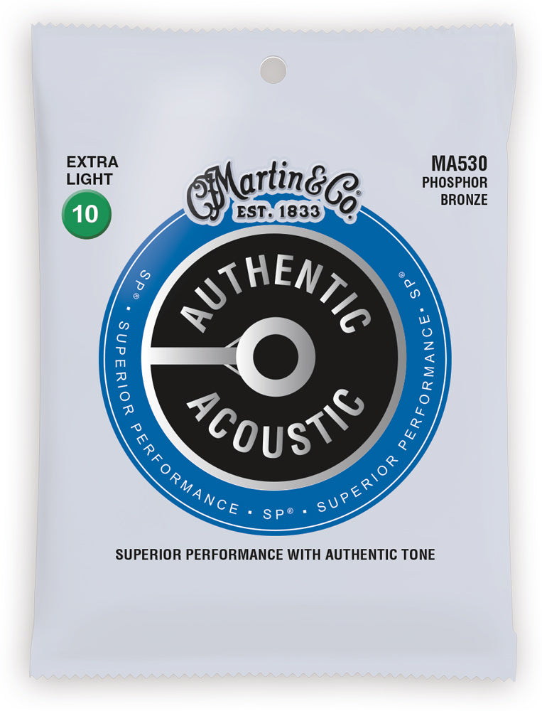 Martin Authentic Acoustic SP Guitar Strings Phosphor Bronze