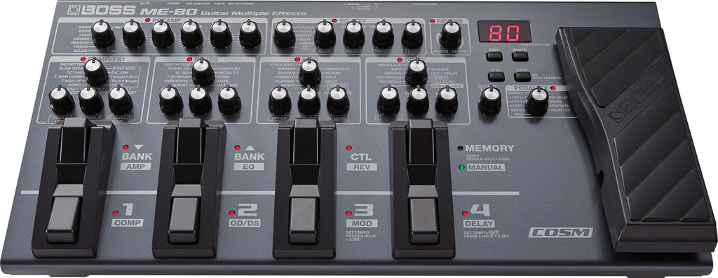 Boss ME-80 Guitar Multiple Effects – Faders Music Inc.