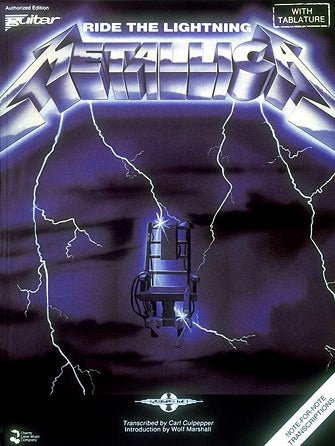 Metallica – Ride The Lightning - Guitar Tab by Hal Leonard