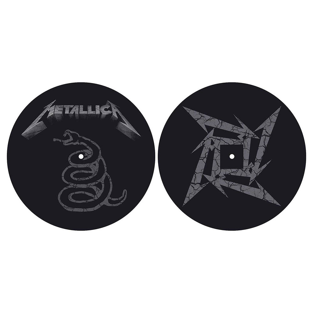 METALLICA TURNTABLE SLIPMAT SET: THE BLACK ALBUM (RETAIL PACK) by Rock Off Trade