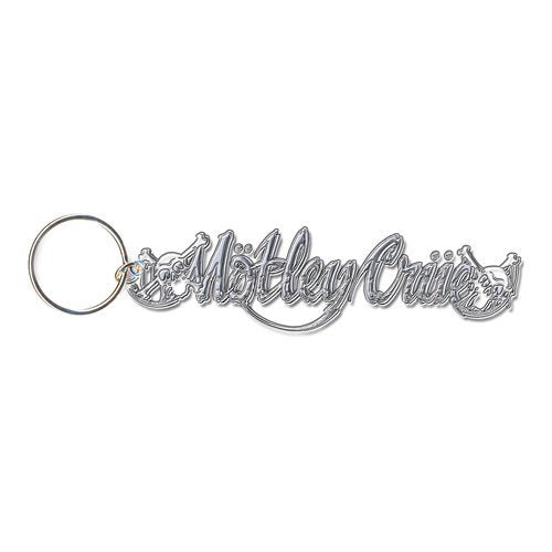 MOTLEY CRUE KEYCHAIN: SKULL LOGO (DIE - CAST RELIEF) by Rock Off Trade