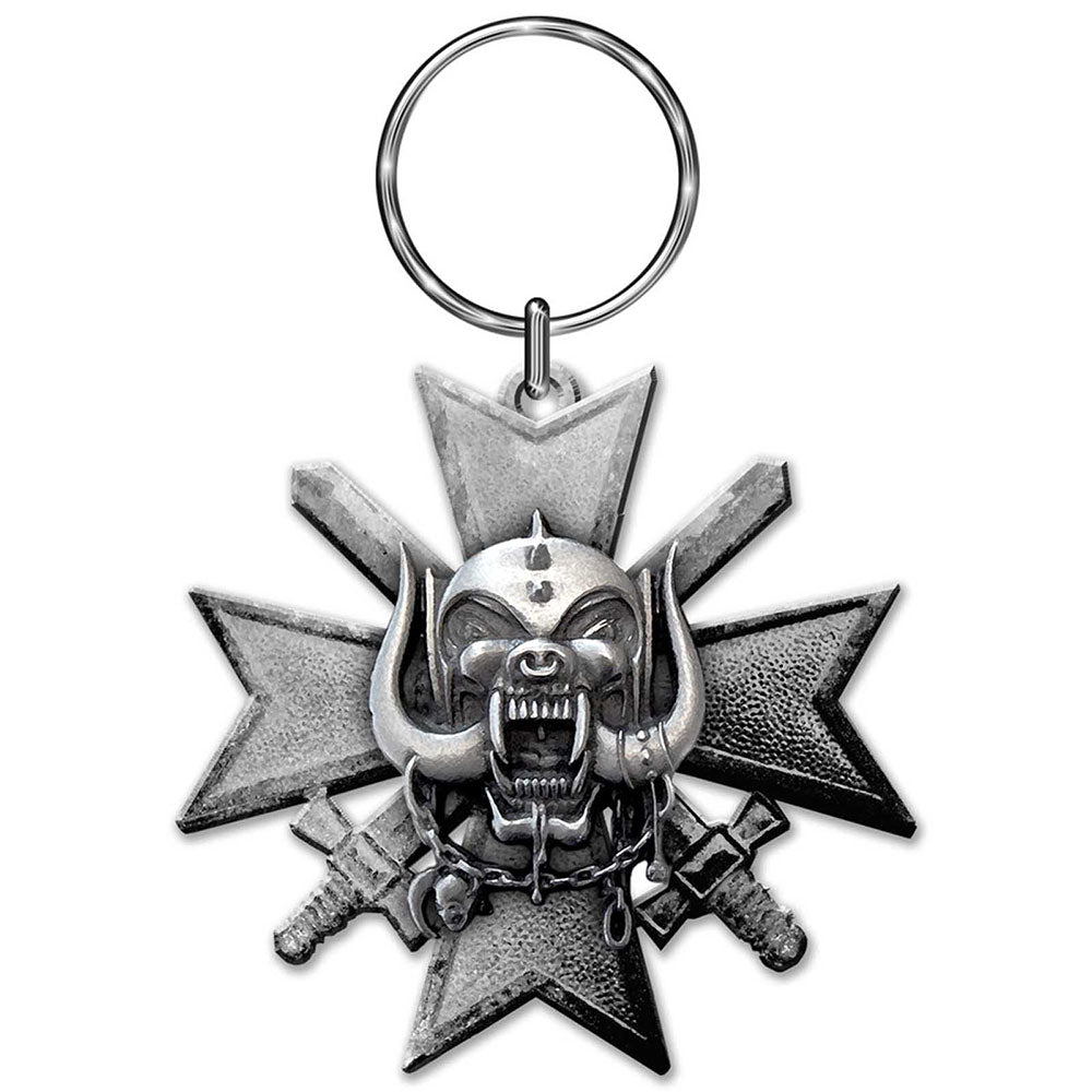 MOTORHEAD KEYCHAIN: BAD MAGIC (DIE - CAST RELIEF) by Rock Off Trade