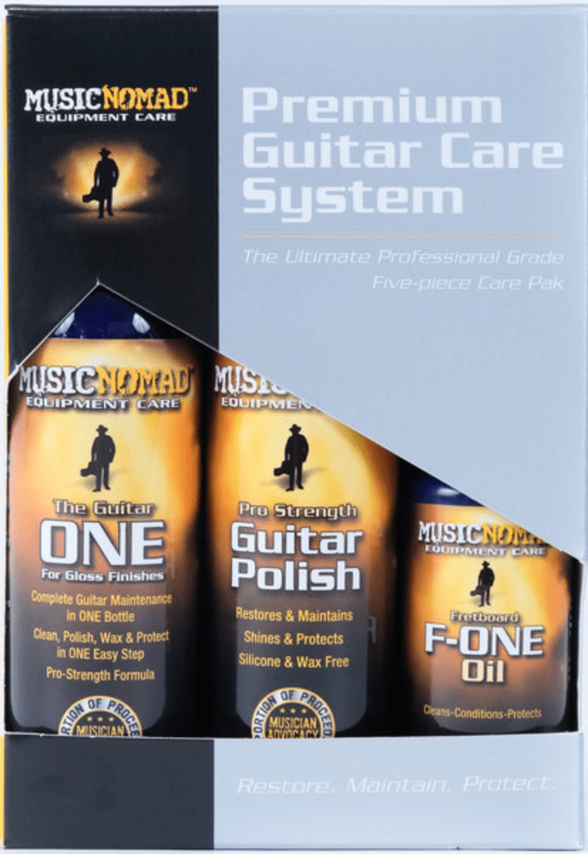 Music Nomad MN108 5pc Premium Guitar Care Kit by SFM