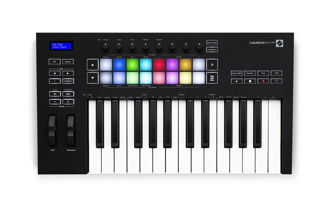 Novation Launchkey 25 - Key Fully Integrated Midi Keyboard Controller by Erikson Audio