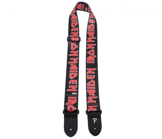 Official Iron Maiden Logo Polyester Guitar Strap by Perri's Leathers