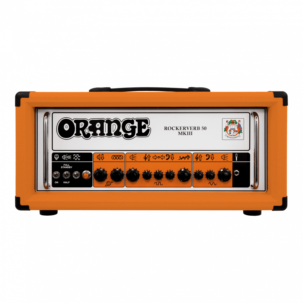 Orange Rockerverb 50 MKIII Head by Launch Music