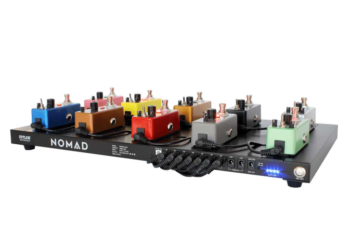 Outlaw Effects NOMAD M128 Rechargeable Powered Pedal Board - Medium by SFM