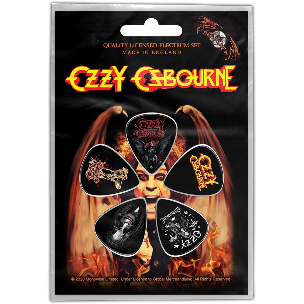 OZZY OSBOURNE PLECTRUM PACK: ORDINARY MAN by Rock Off Trade