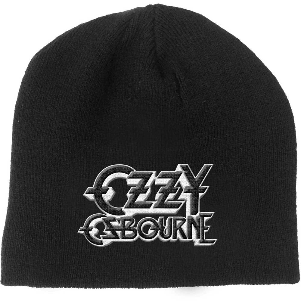 OZZY OSBOURNE UNISEX BEANIE HAT: LOGO by Rock Off Trade