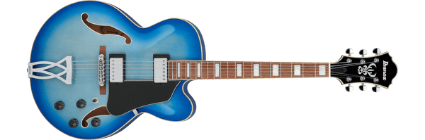 Ibanez AF75 Artcore Jet Blue Burst, Hollow Body Electric Guitar