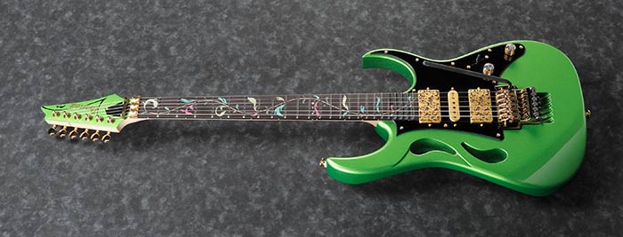 Ibanez Steve Vai PIA Signature Guitar - Envy Green
