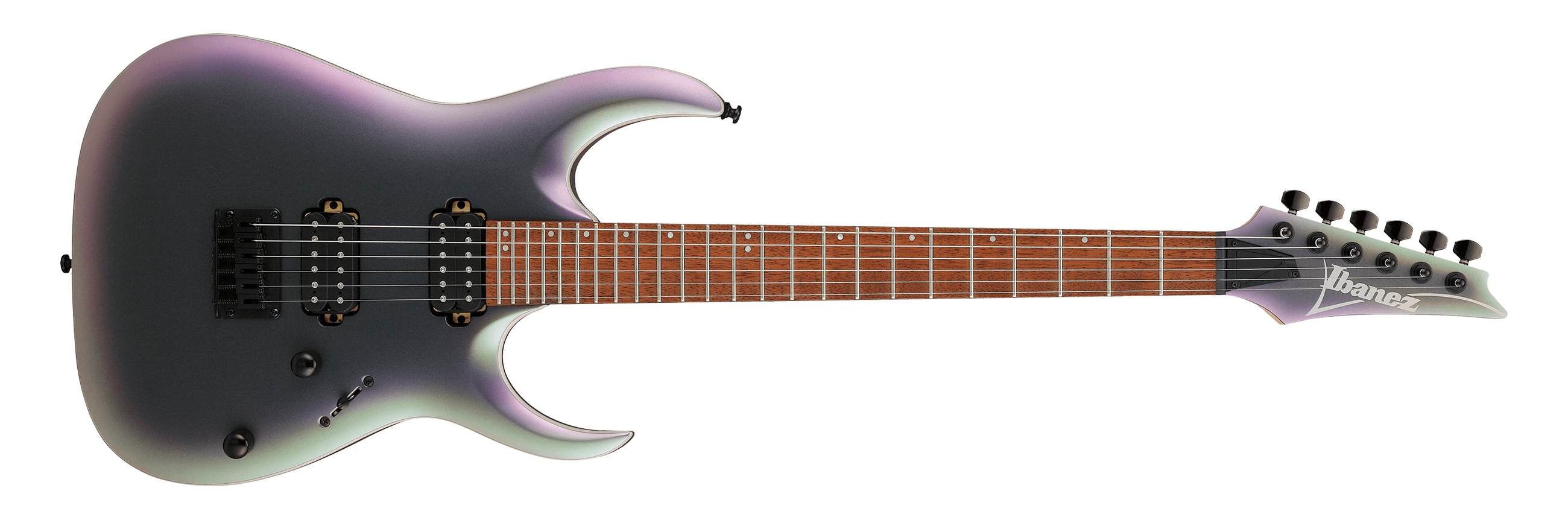 Ibanez RGA42EX Electric Guitar, Black Aurora Burst Matte