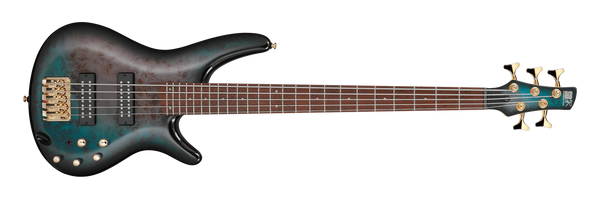 Ibanez SR405E 5 String Bass, Tropical SeaFloor Burst