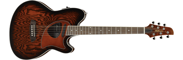 Ibanez Talman TCM50-VBS Acoustic/Electric Guitar, Vintage Sunburst High Gloss