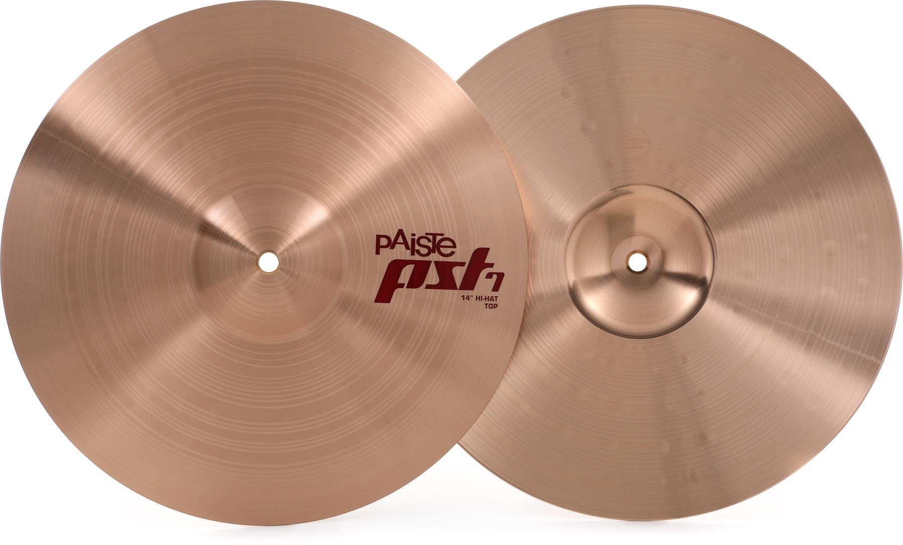 Paiste PST7 Hi Hats Top & Bottom, 14" by Faders Music Inc.