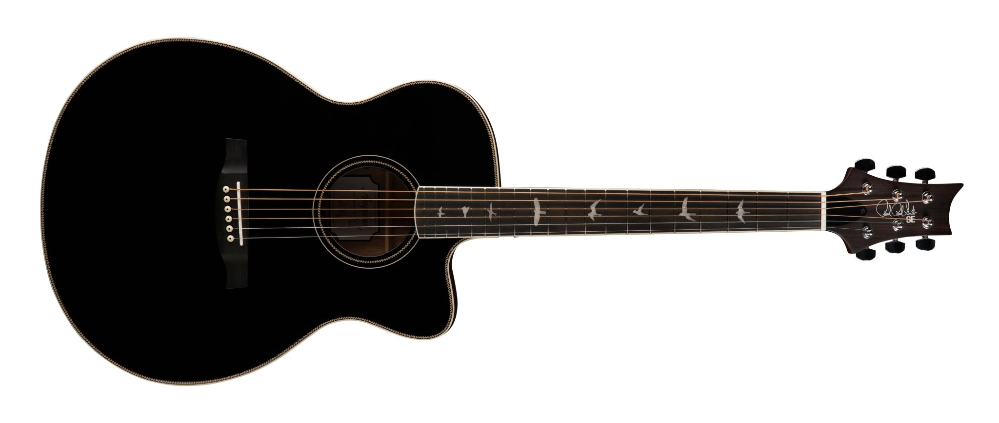 Paul Reed Smith PRS SE A20E Angelus Acoustic/Electric Guitar with Gigbag - Black by PRS