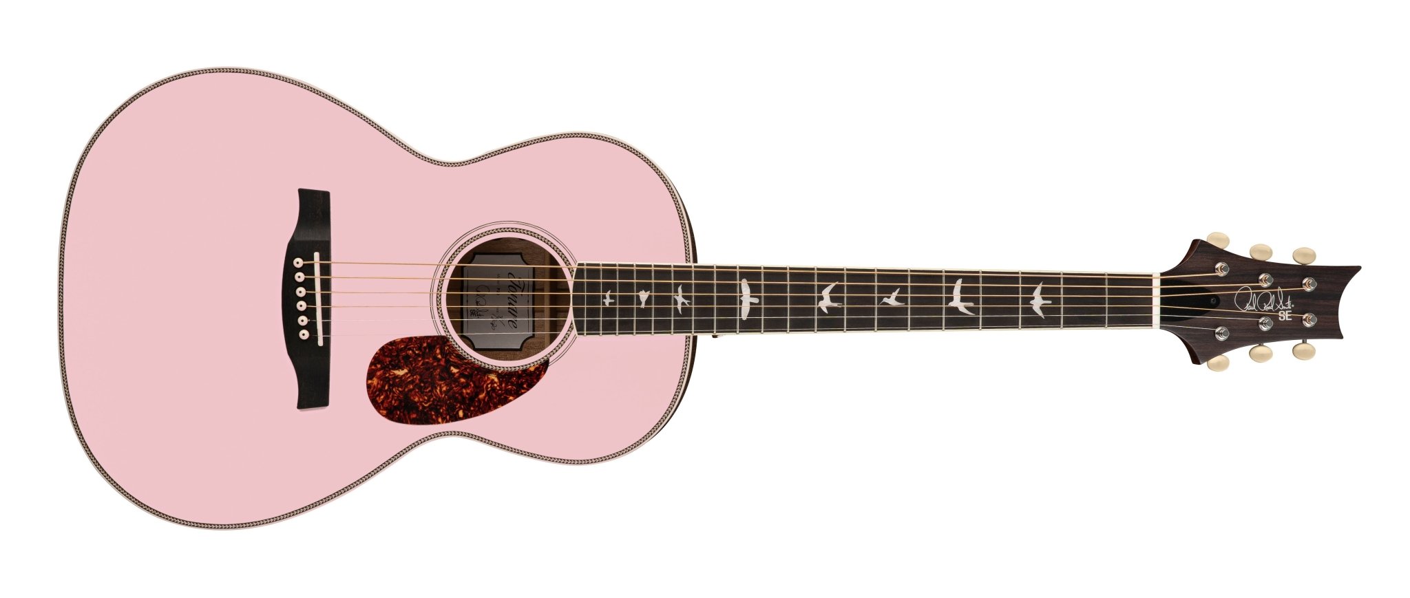 Paul Reed Smith PRS SE PPE20SA Parlor w/ Fishman SonoTone LIMITED EDITION LOTUS PINK by PRS