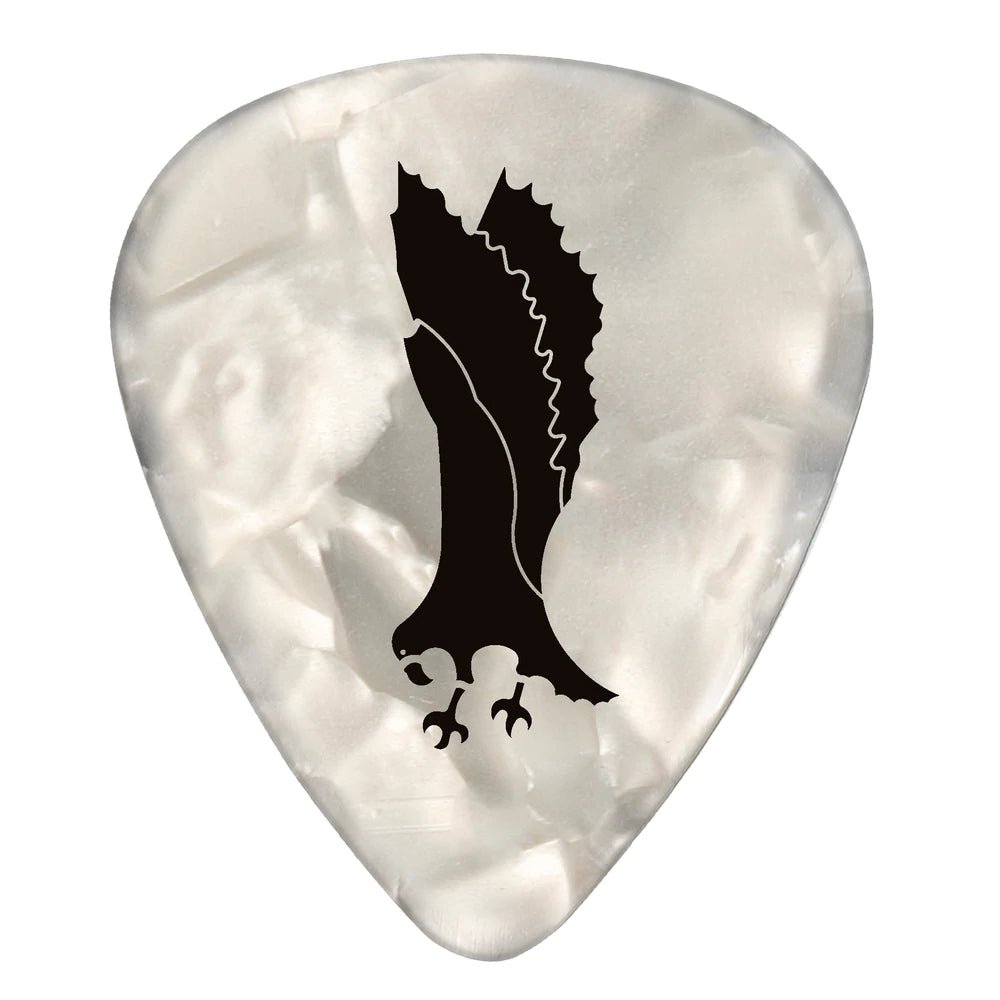 Paul Reed Smith PRS White Celluloid Pearloid Picks 12 - Pack by Faders Music Inc.