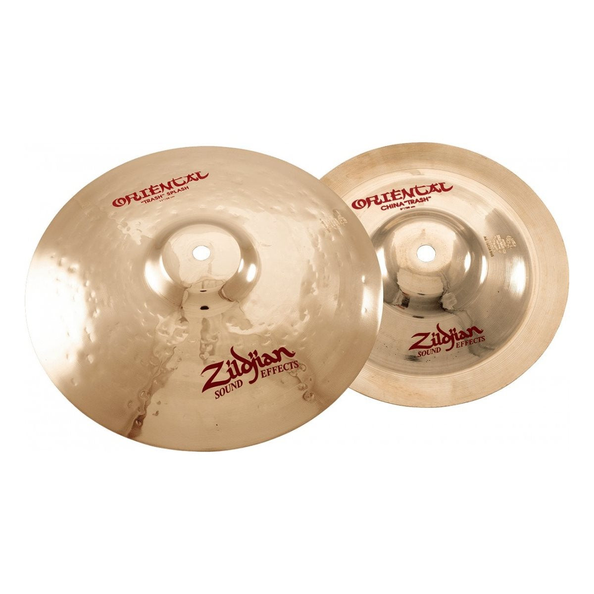 Zildjian FX Stacks 11" Oriental Trash Splash over 8" Oriental China Trash