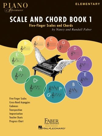 Piano Adventures Scale and Chord Book 1 Five - Finger Scales and Chords by Hal Leonard