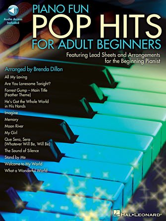 PIANO FUN – POP HITS FOR ADULT BEGINNERS by Hal Leonard