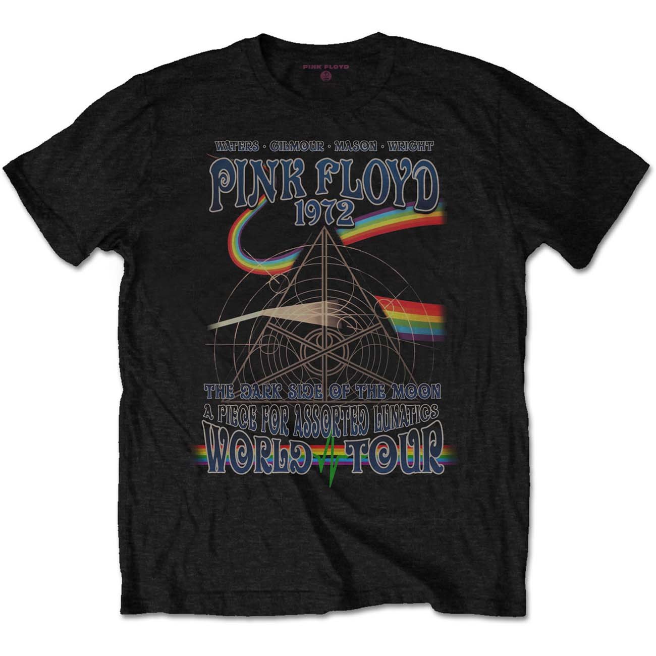 PINK FLOYD UNISEX T - SHIRT: ASSORTED LUNATICS by Rock Off Trade