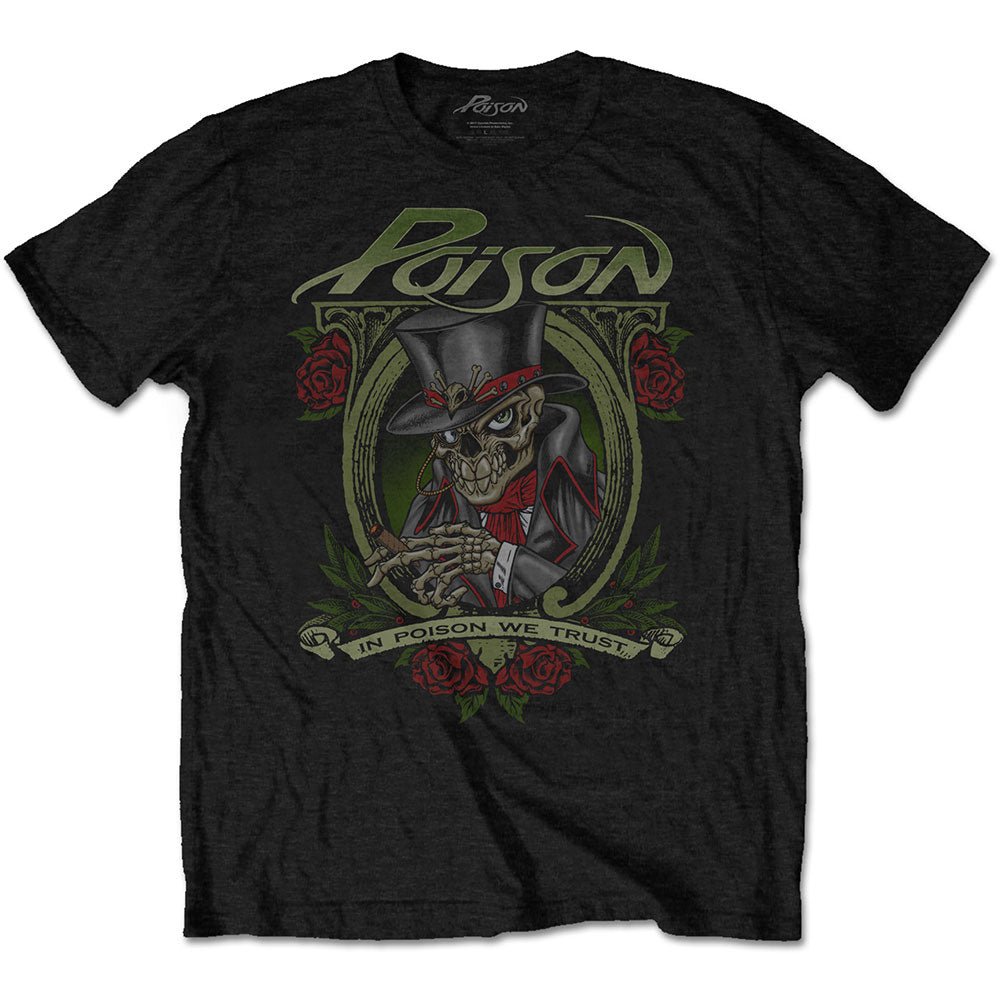 POISON UNISEX T - SHIRT: WE TRUST by Rock Off Trade