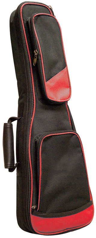 Profile Quality Soprano Ukulele Bag Soprano - 100 Series, Red by Coast Music