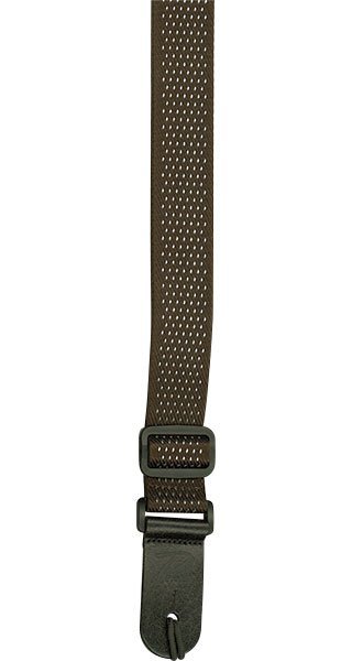 Profile Ukulele Strap 1.5" Nylon Leather End Checkered Brown & White by Coast Music
