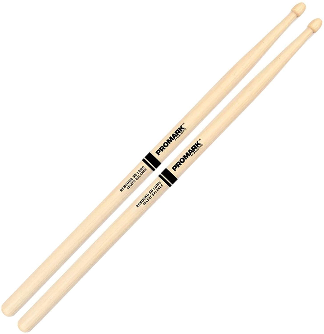 ProMark Rebound 5B Long (.595") Hickory Drumsticks by D'Addario Canada