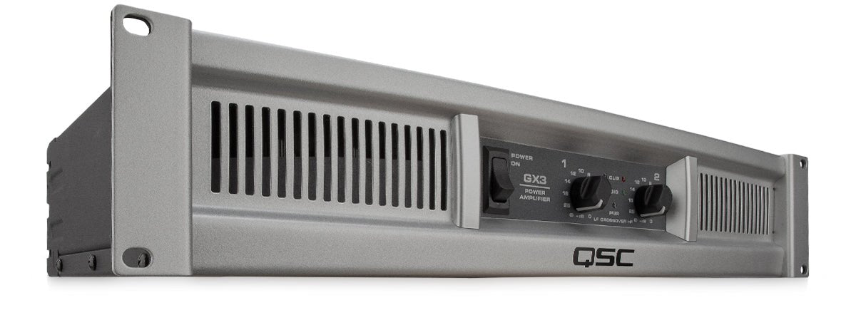 QSC GX3 2 Channel Amplifier, 300 Watts/8 Ohms by SFM