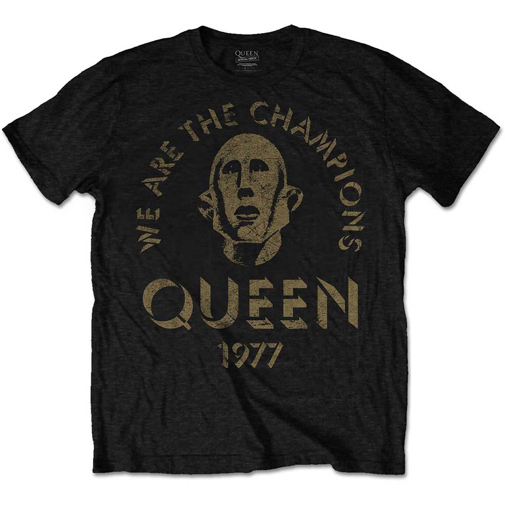QUEEN UNISEX TEE: WE ARE THE CHAMPIONS by Rock Off Trade