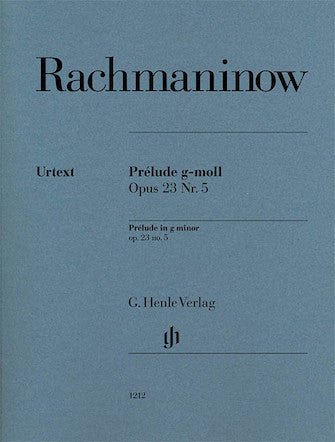 RACHMANINOFF - PRÉLUDE IN G MINOR OP. 23 NO. 5 Piano Solo by Hal Leonard