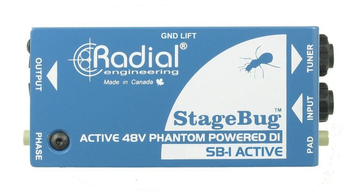 Radial Engineering StageBug SB - 1 Active Acoustic Direct Box by Radial