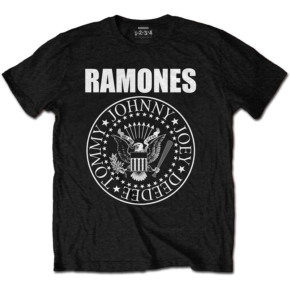 RAMONES UNISEX TEE: PRESIDENTIAL SEAL by Rock Off Trade