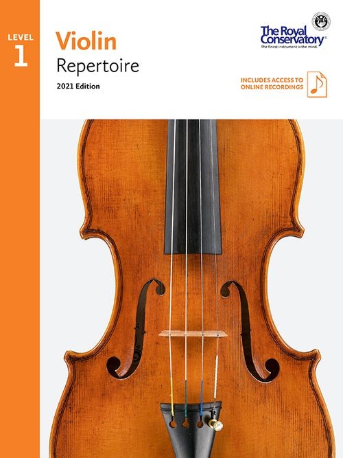 RCM Violin Repertoire 1, 2021 Edition by Frederick Harris Music
