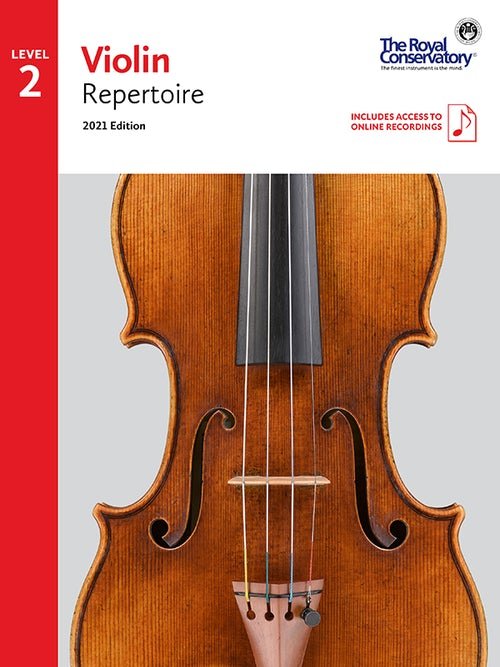 RCM Violin Repertoire 2, 2021 Edition by Frederick Harris Music